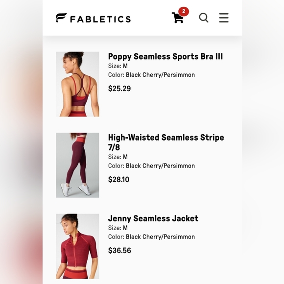 Fabletics 3-piece SEAMLESS set - Picture 10 of 10